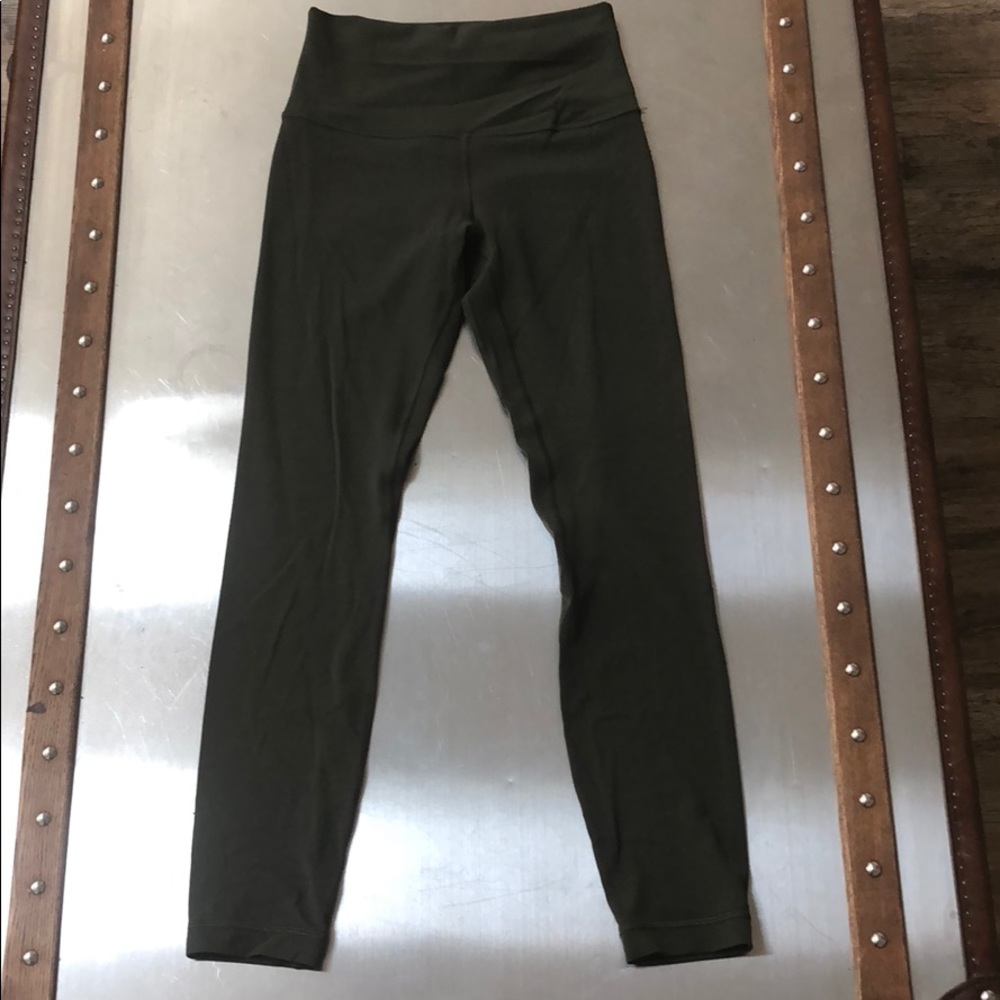 Align lululemon olive green